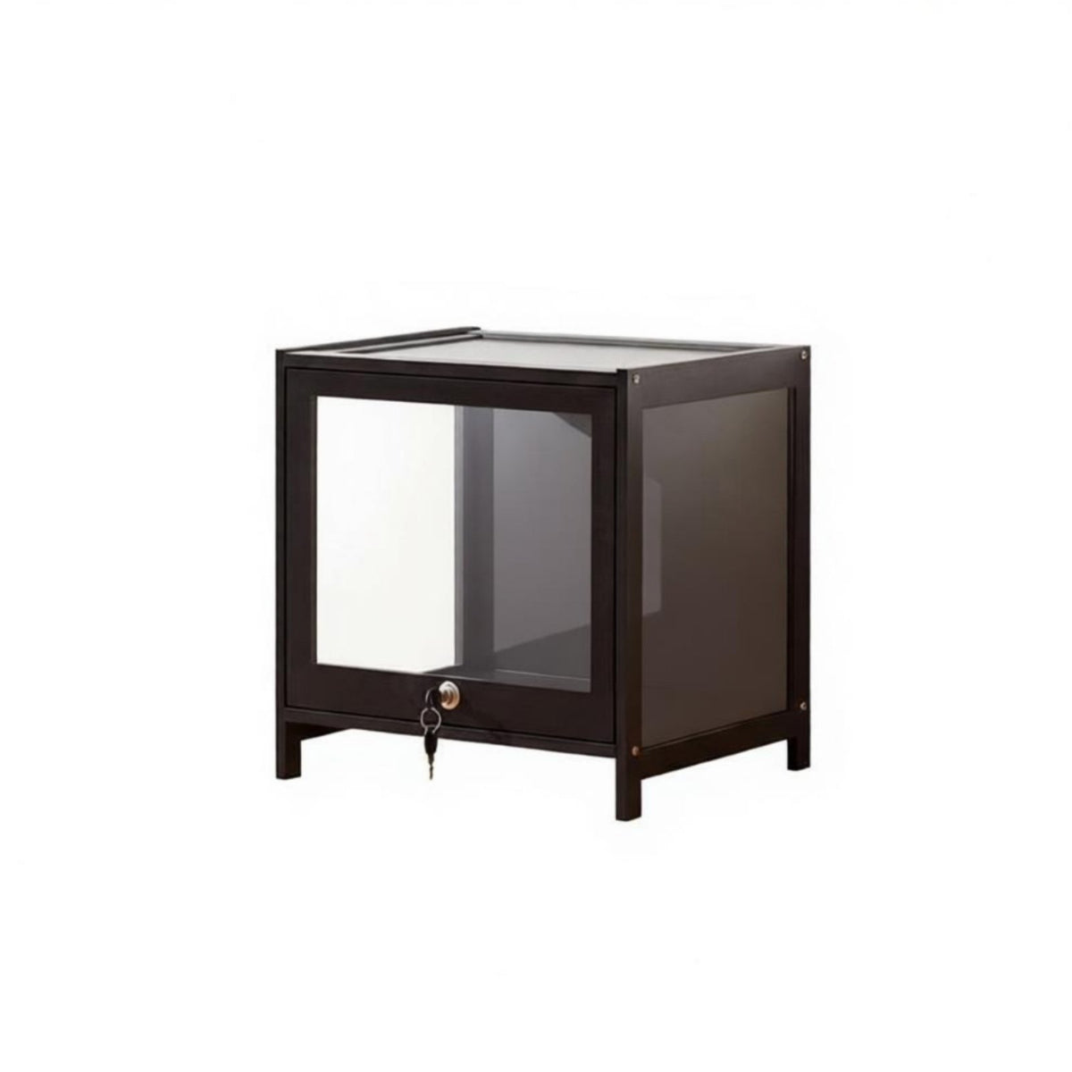 Figure Display Cabinet High Visual Clearness Action Figure Display Cabinet Acrylic Collectible Case Easy to Assemble