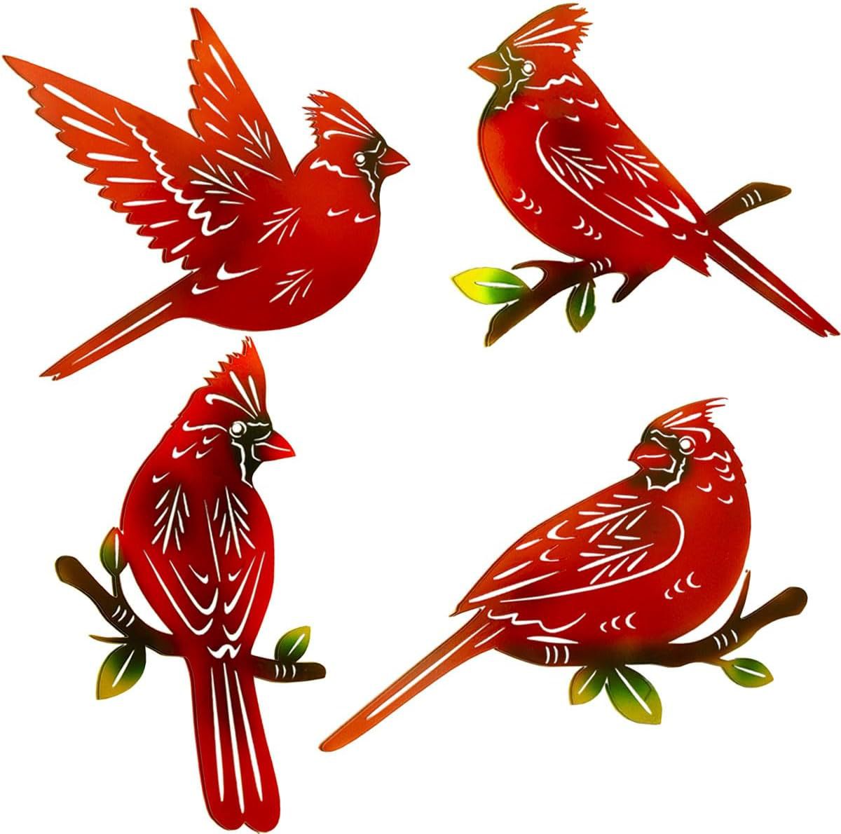 Metal Cardinal Wall
