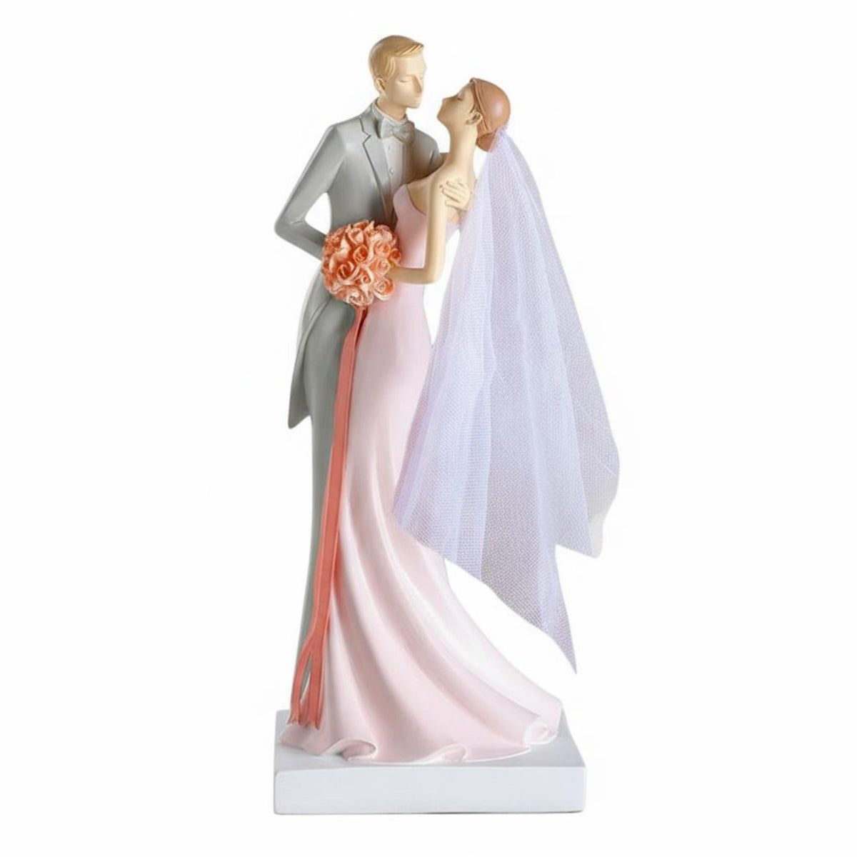 Wedding Couple Figurine European Design Groom Carrying Bride Figurine