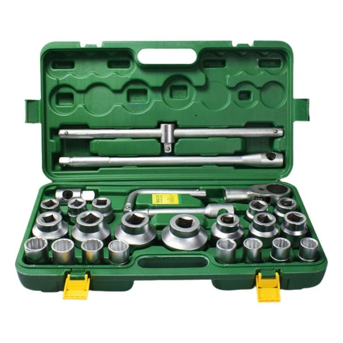 Steel socket wrench set for auto