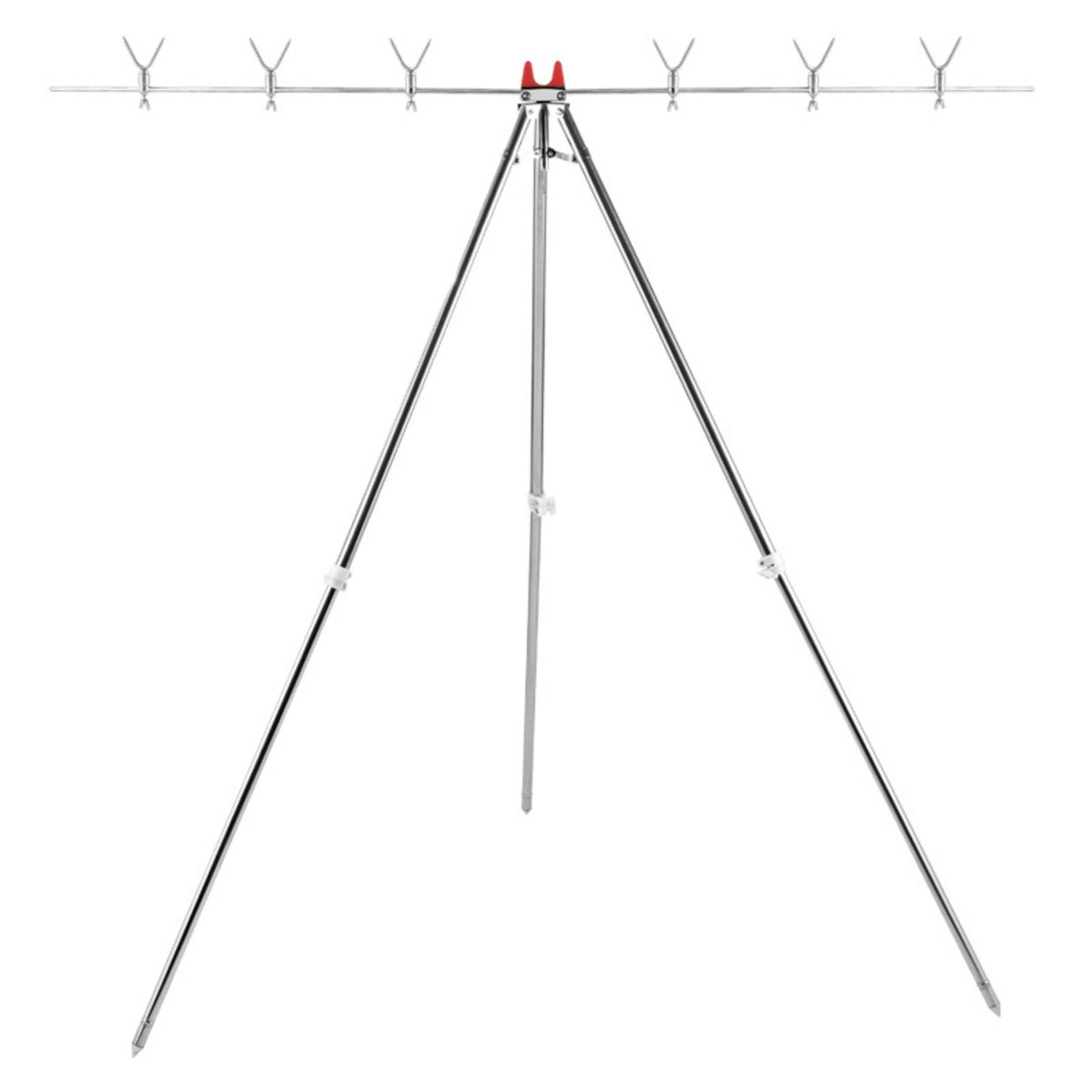 Fishing Tripod Stable Fishing Rod Tripod with Multiple Rod Slots Heavy Duty for Anglers