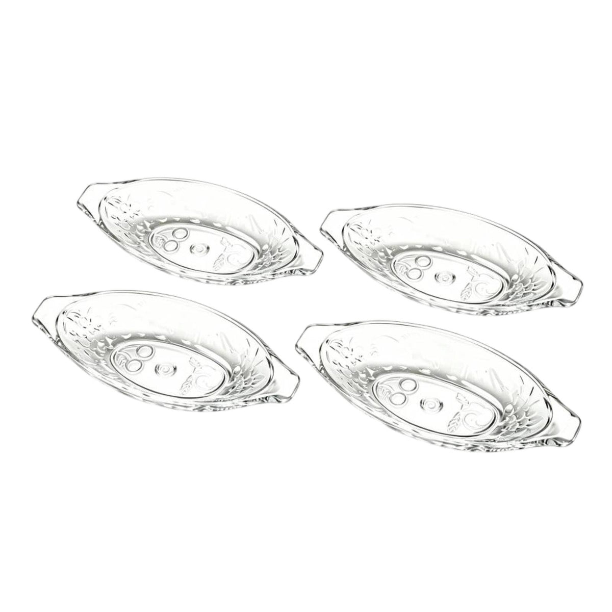 4 Pieces Banana Split Boat Lightweight Tableware Long-Lasting for Parties
