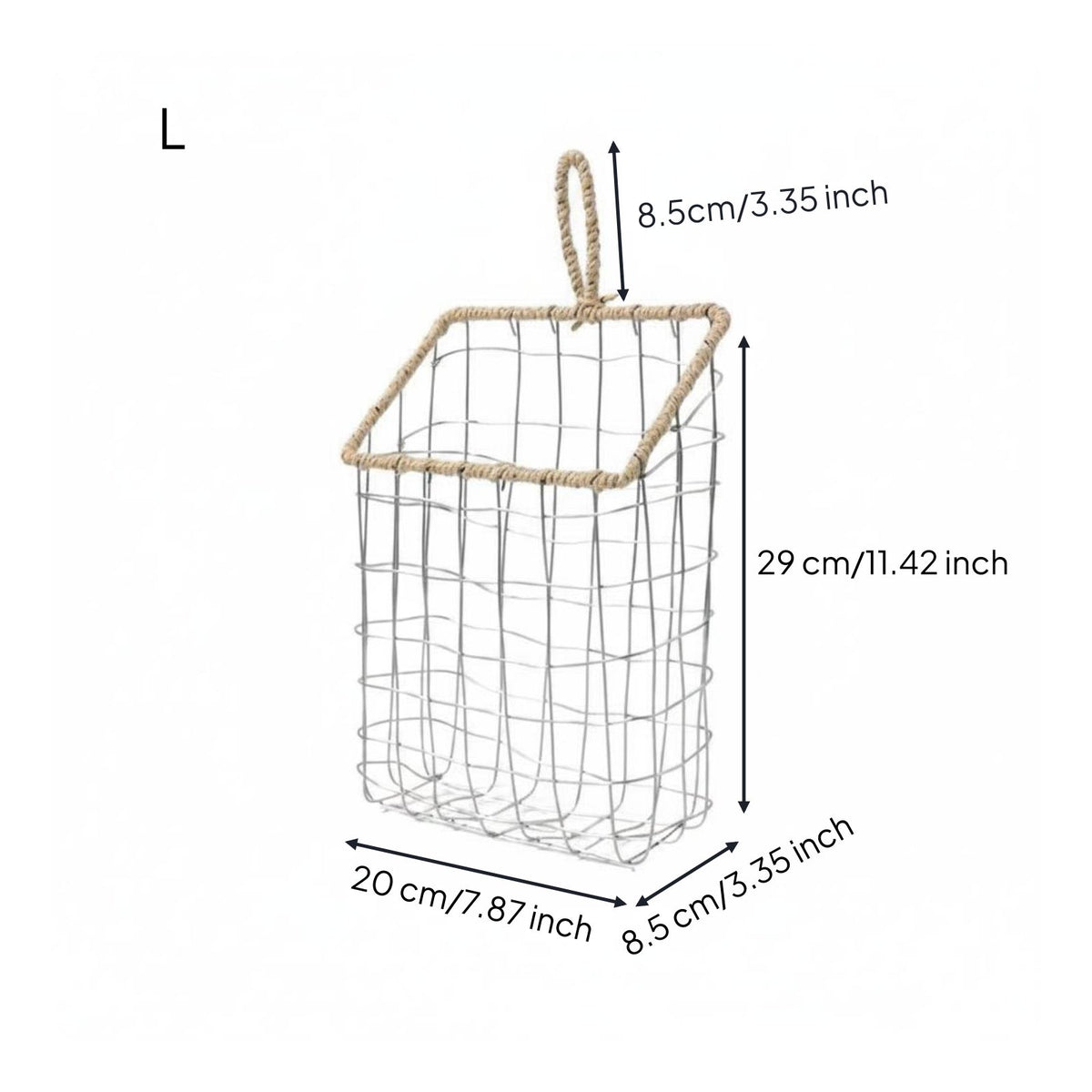 Wall Publications Rack Minimalist Wall Hanging Basket Easy to Install for Office