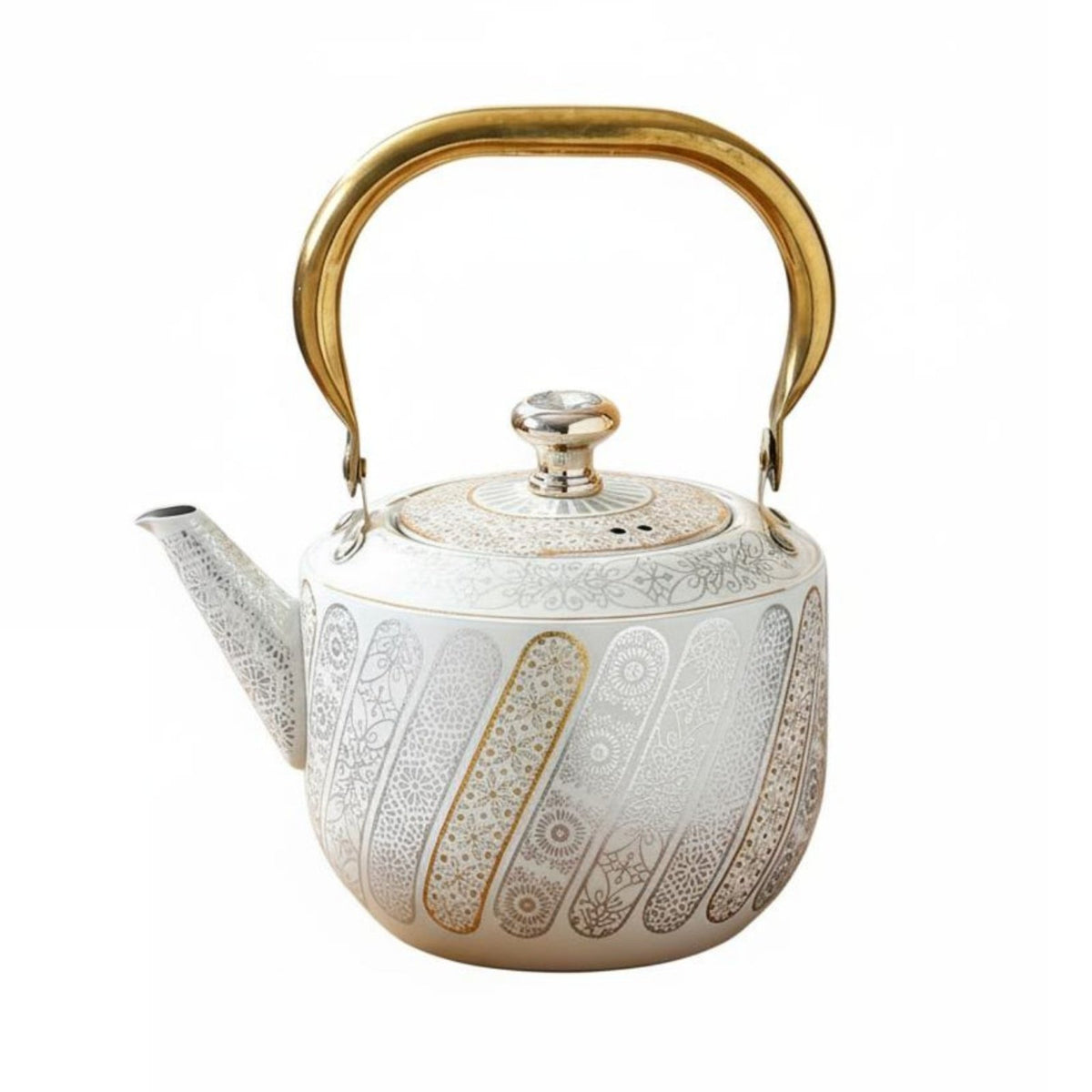 Middle Eastern Design Teapot Exquisite Craftsmanship Stainless Steel Teapot
