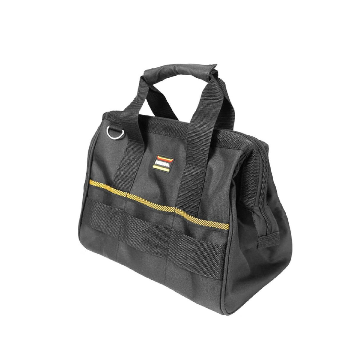 Zippered Electrician Tool Bag Multi-Pocket Tool Bag with Shoulder Strap Long-Lasting Portable for Electricians, Technicians, Contractors, Job Site, Worksite