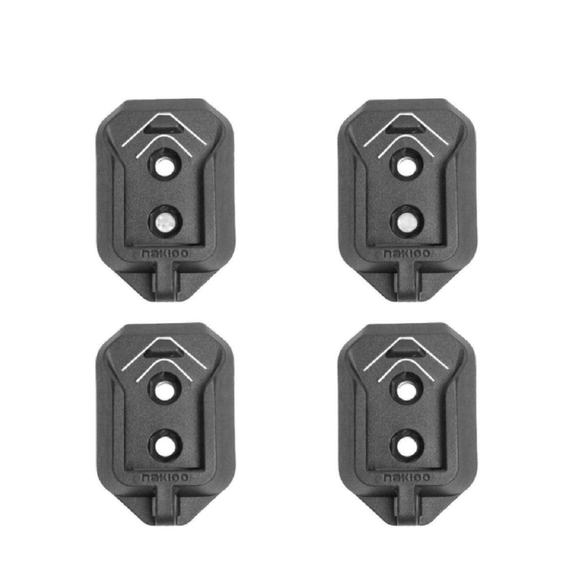 4 Pieces Compact Tool Hanging Bracket Textured Bracket with Hook Slot Versatile Hanger Multipurpose for Professionals