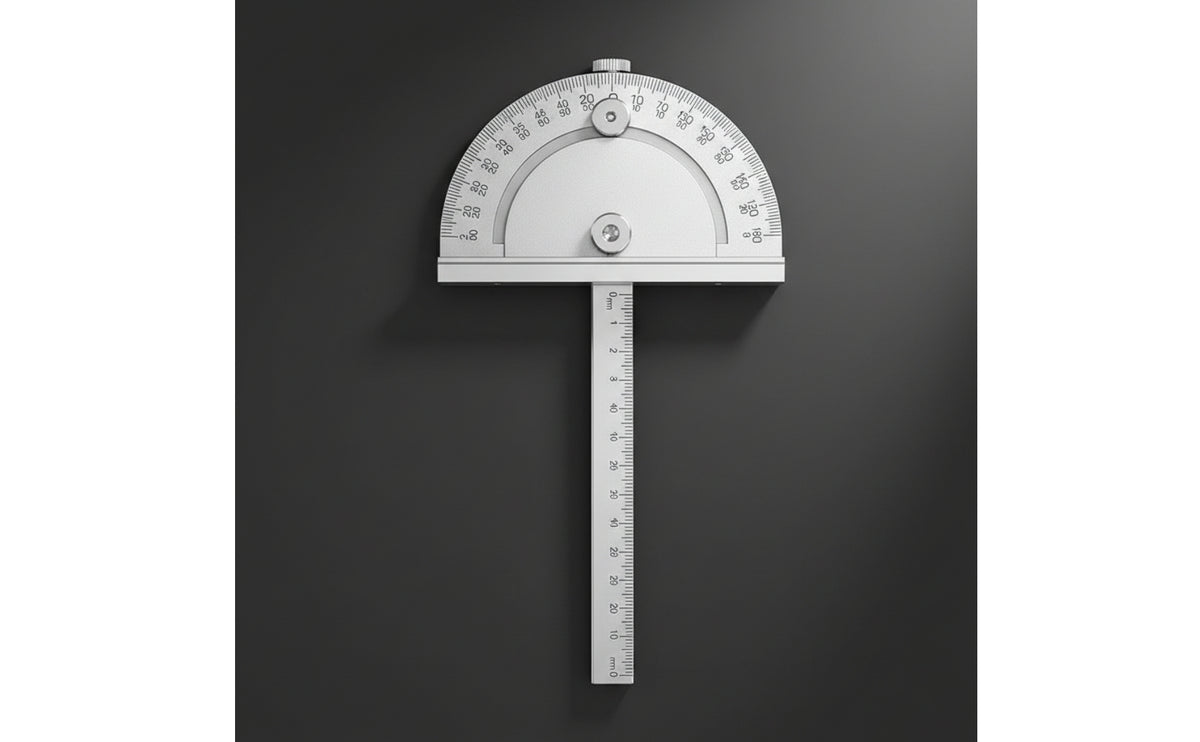 Angle Measurer with Adjustable Arm 2-in-1 Angle Measurer with Sliding Arm Precision for Woodworkers, Carpenters