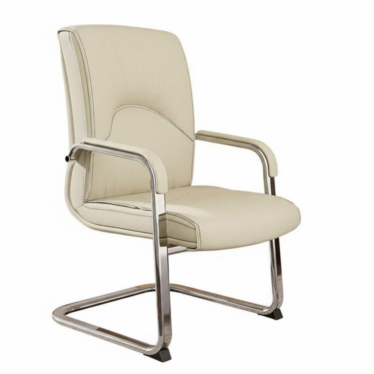 Upholstered managerial Armchair Thick paddinging Computer Chair Padded Armrests