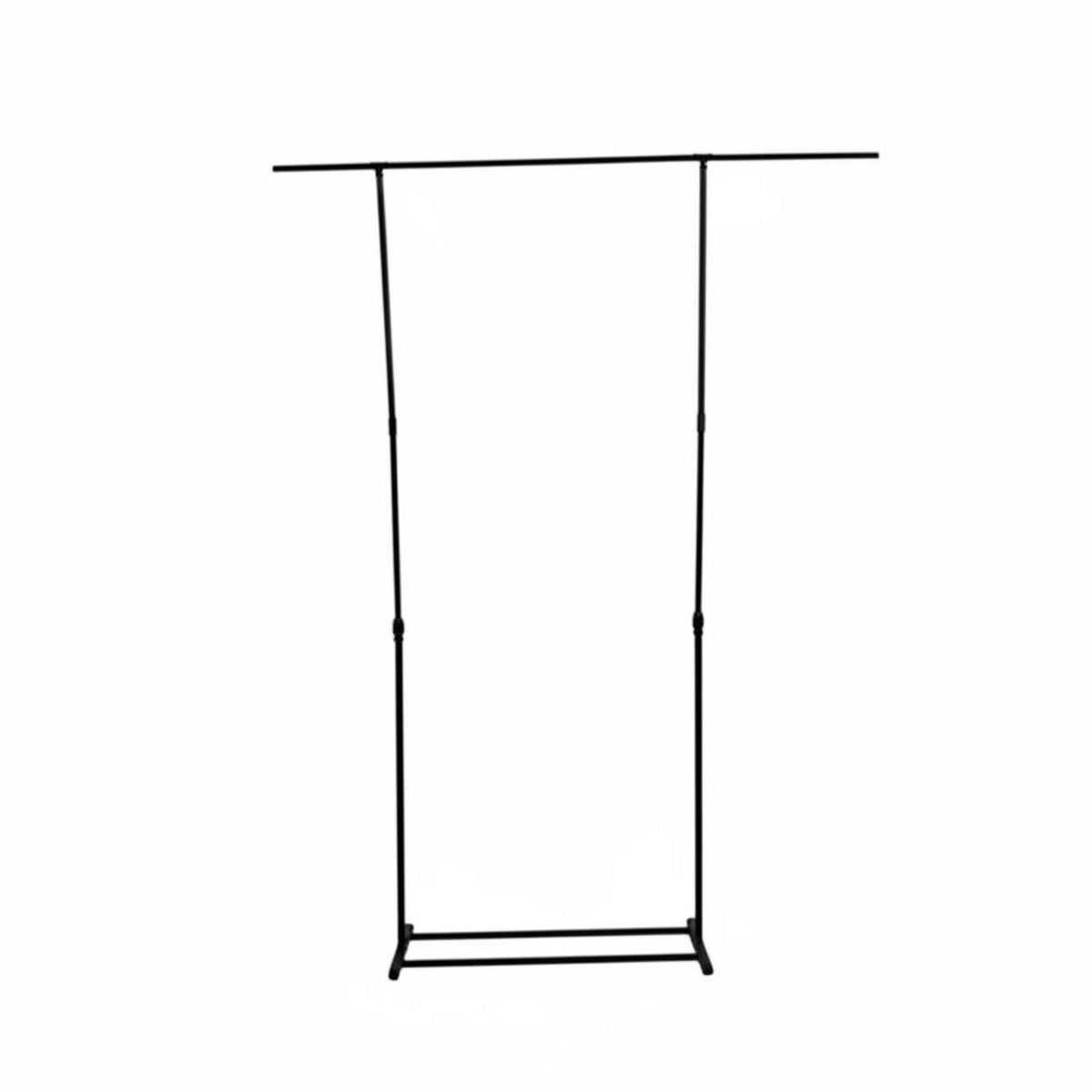 Easy to Decorate Wedding Arch Stand Stable Base Black Iron Display Rack Heavy Duty Photo Backdrop Stand Anti-Rust for Party Decorators, Engagement, Living Room
