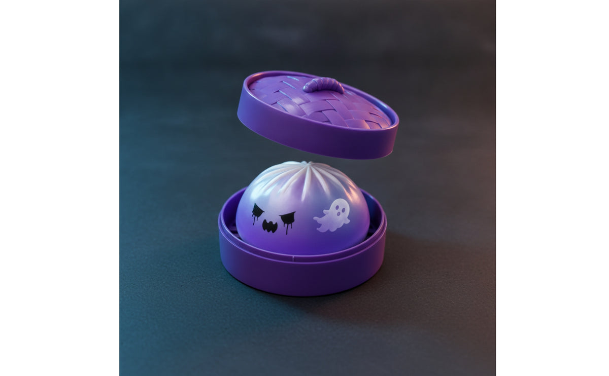 With Steamer Relaxation Bun Cute Bun-Shaped Toy for Kids, Adults, Halloween, Desk, Office