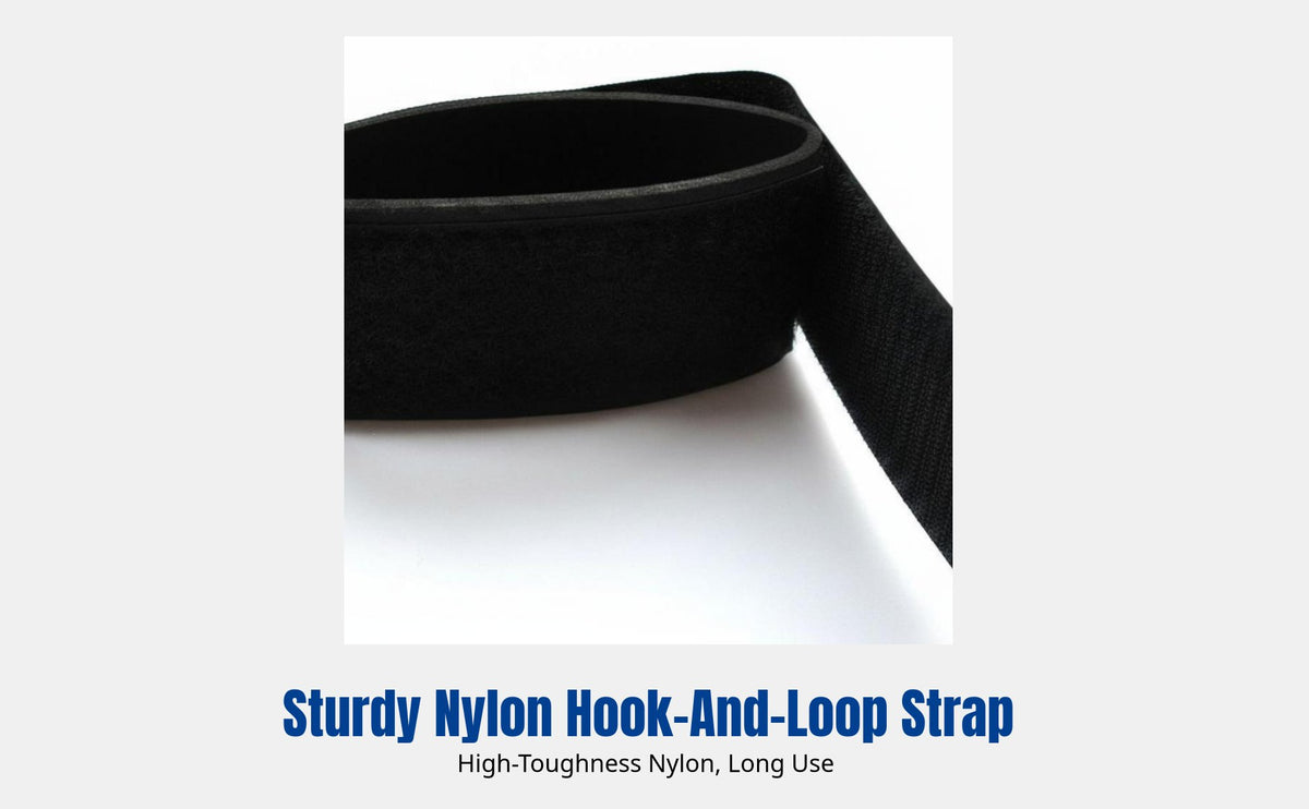 Nylon Foam Ski Strap, Adjustable Hook-and-Loop Band, Kids Sled Harness, Multi-Purpose, Lightweight, 5cm Wide