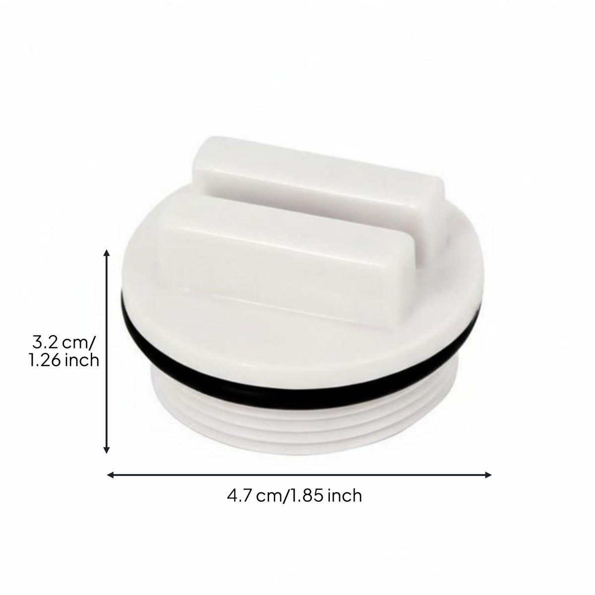 1.5 Inch Threaded Pool Plug Cold-Resistant Pool Winterizing Plug Leak-Resistant Seal