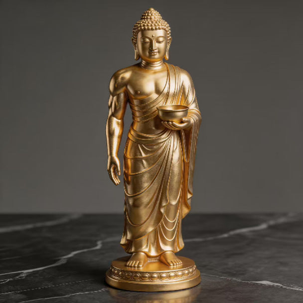 Cultural Creative Muscle Buddha Resin Craft Ornament Zen Home Decoration Office Desk Decor
