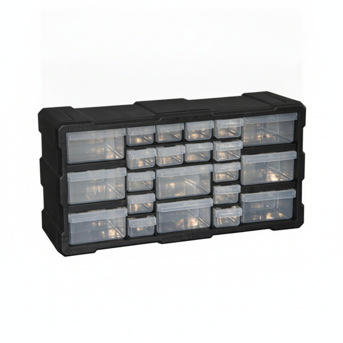 22-Drawer Cabinet Compact Transparent Drawers Parts Storage Cabinet