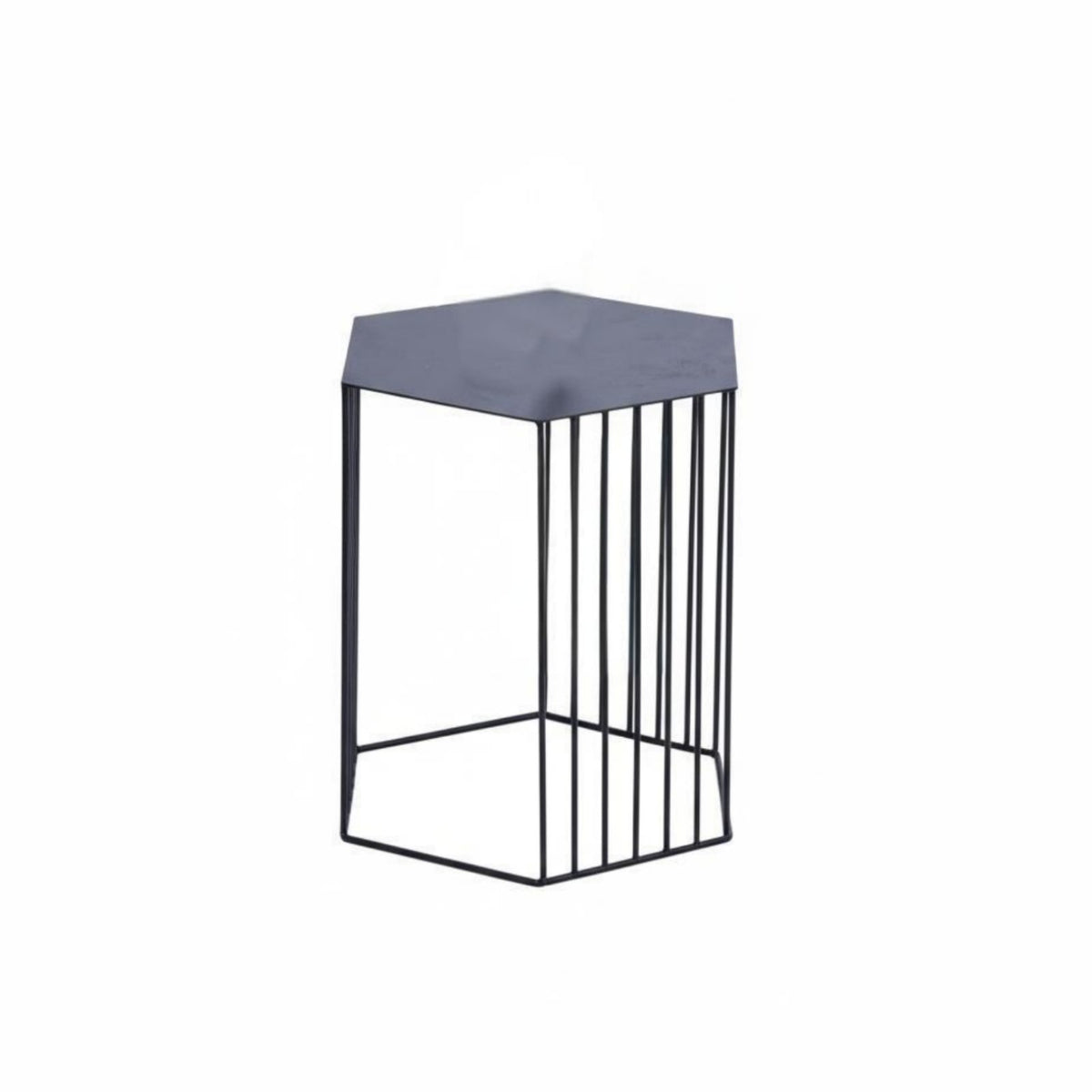 Hexagonal Wireframe Table Multi-Functional Living Room Furniture adaptable Use