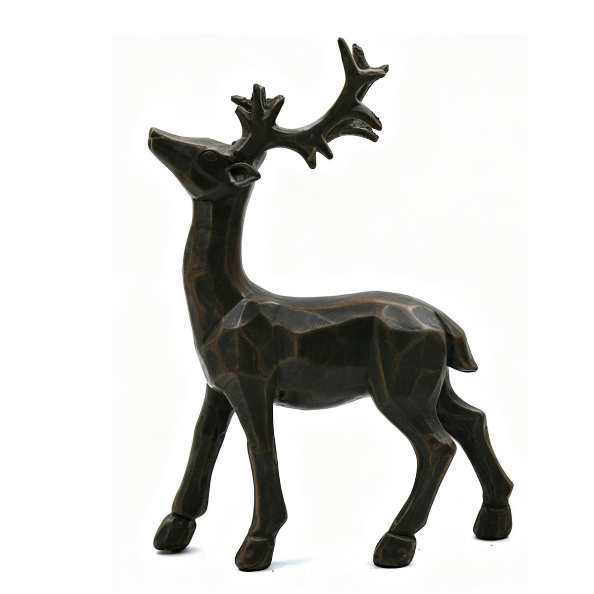 Tabletop Deer Figurine Hand-Finished Deer Statue Graceful Decor Smooth for Living Room