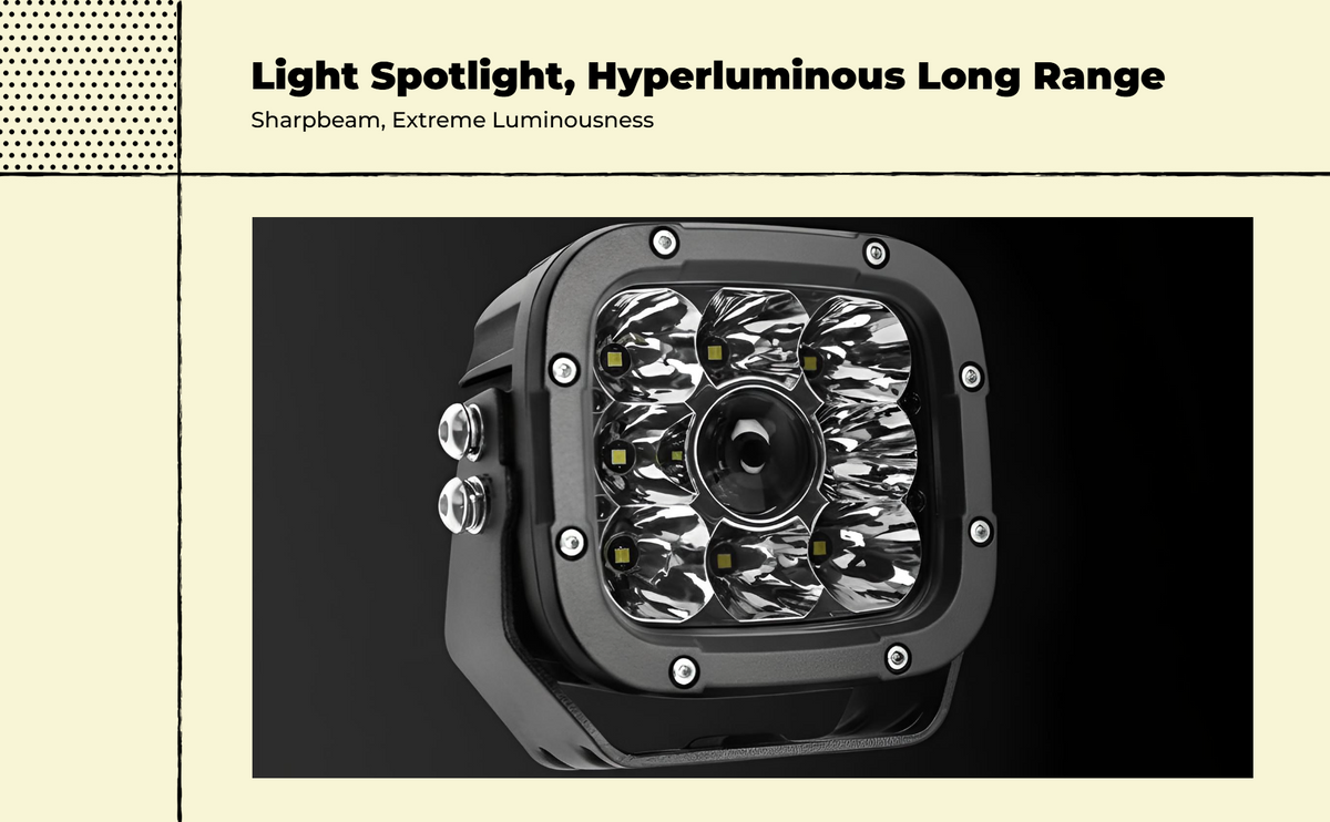SUV grille LED A-pillar light