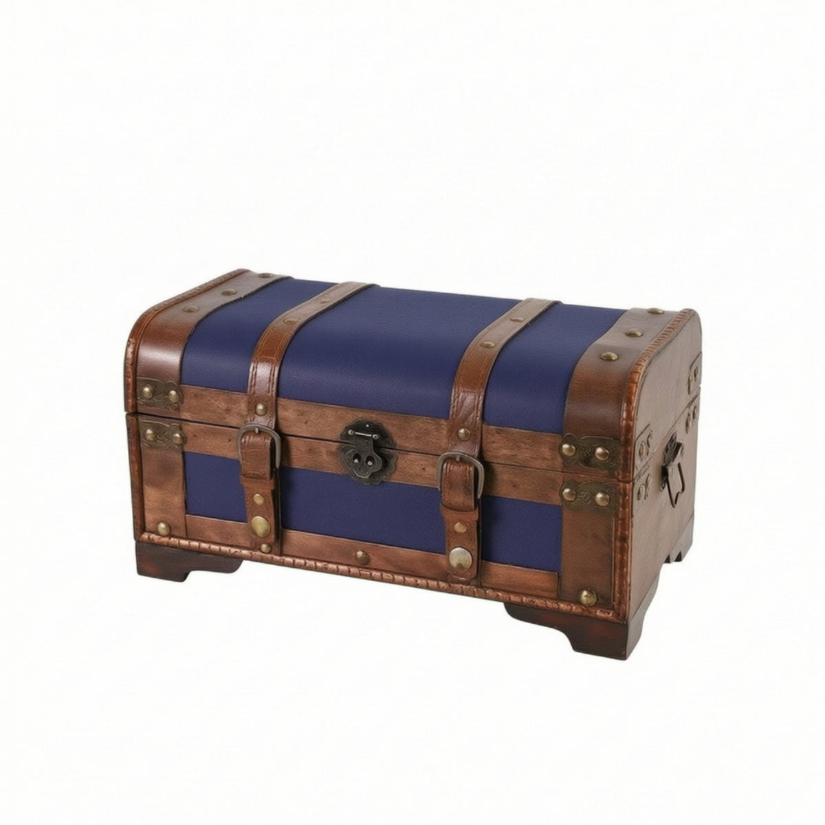 Wooden Storage Chest Decorative Storage Chest Multifunctional Box with Lock for Photography