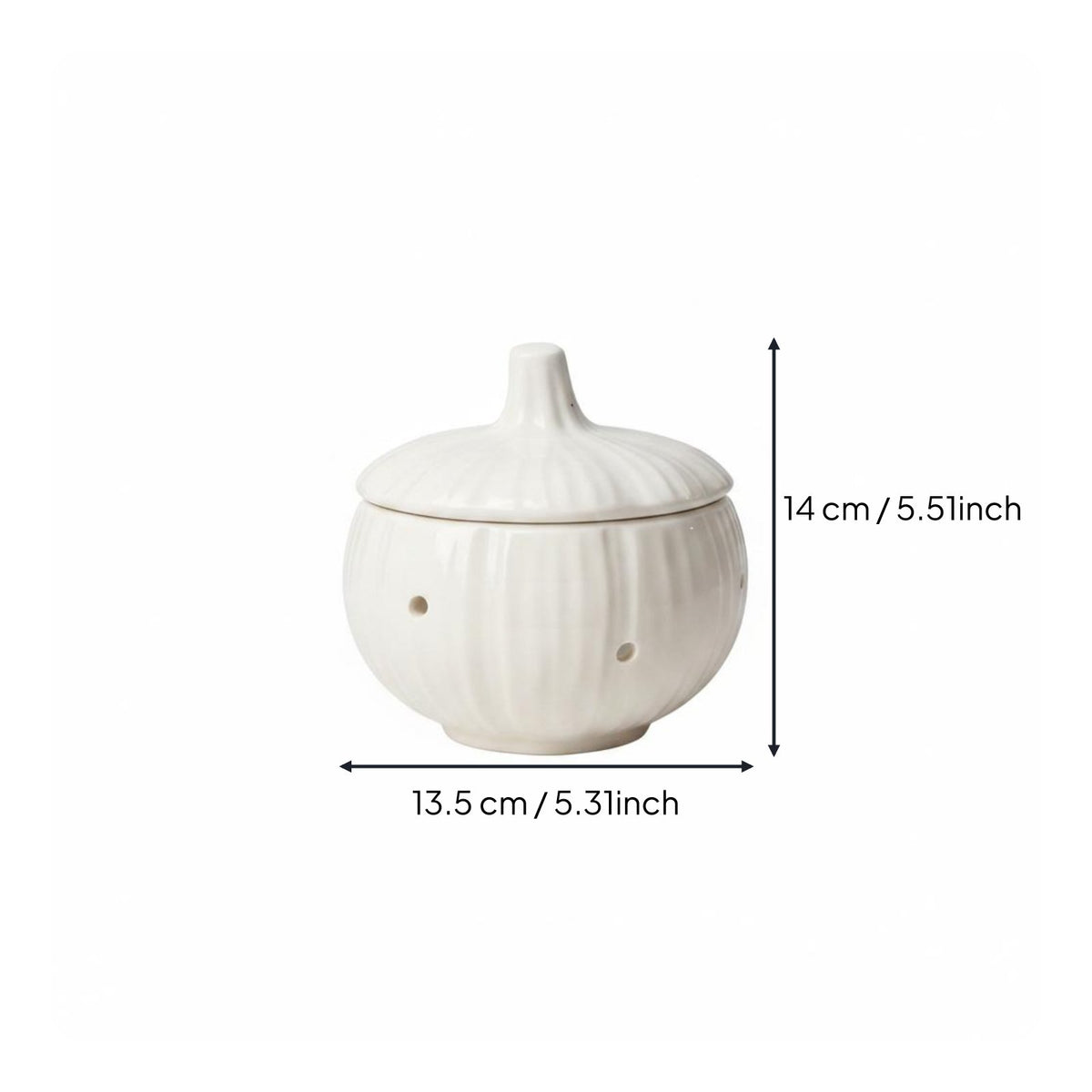 Ceramic Garlic Keeper Humidity Resistant Garlic Keeper Easy to Clean for Kitchen