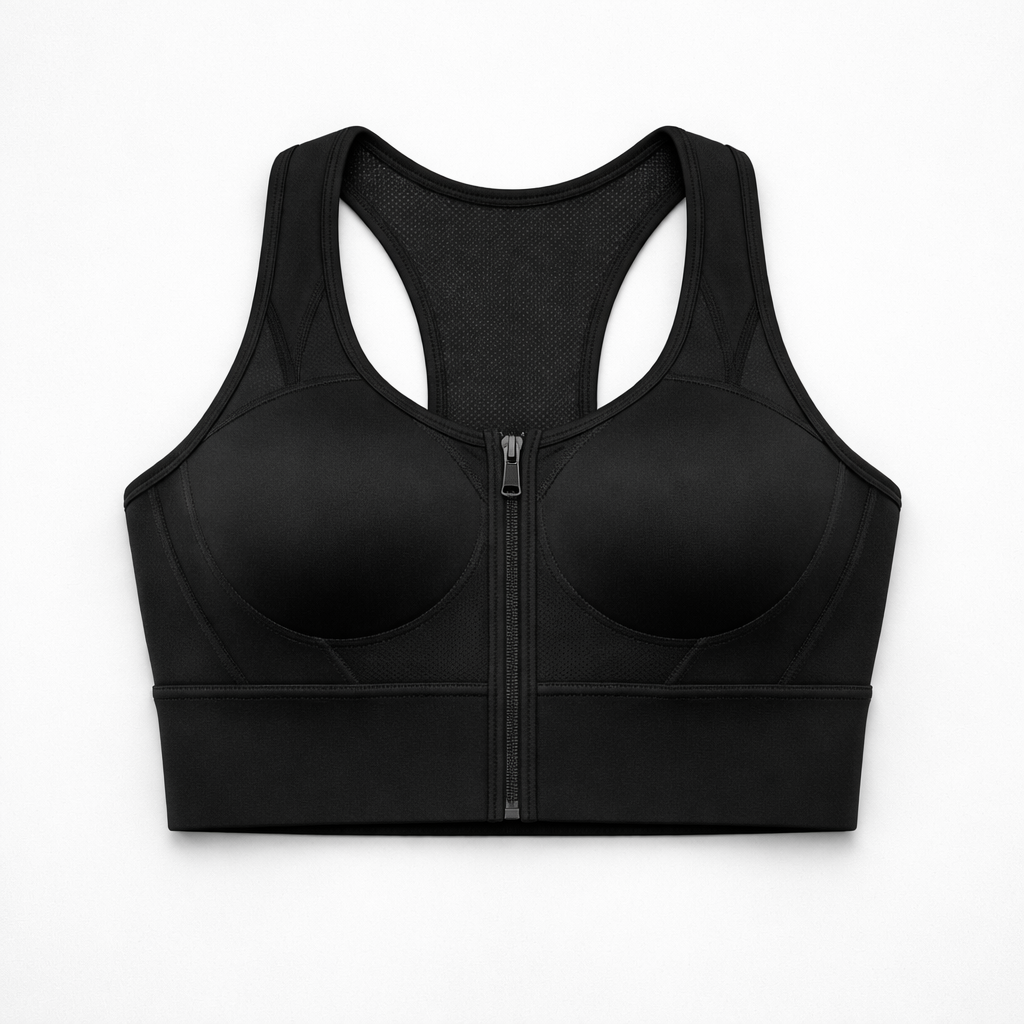 Sports Bras Women High Impact for Running with Shock Absorber Support, Full Coverage Molded Cup Design, Nylon Spandex Fitness