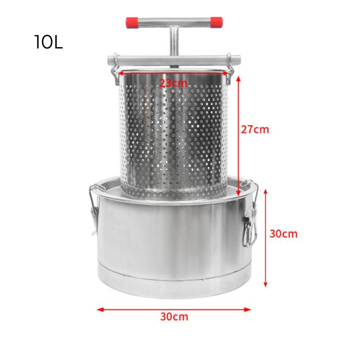 Stainless Steel Honeycomb Press Easy to Clean Beekeeping Beeswax Presser