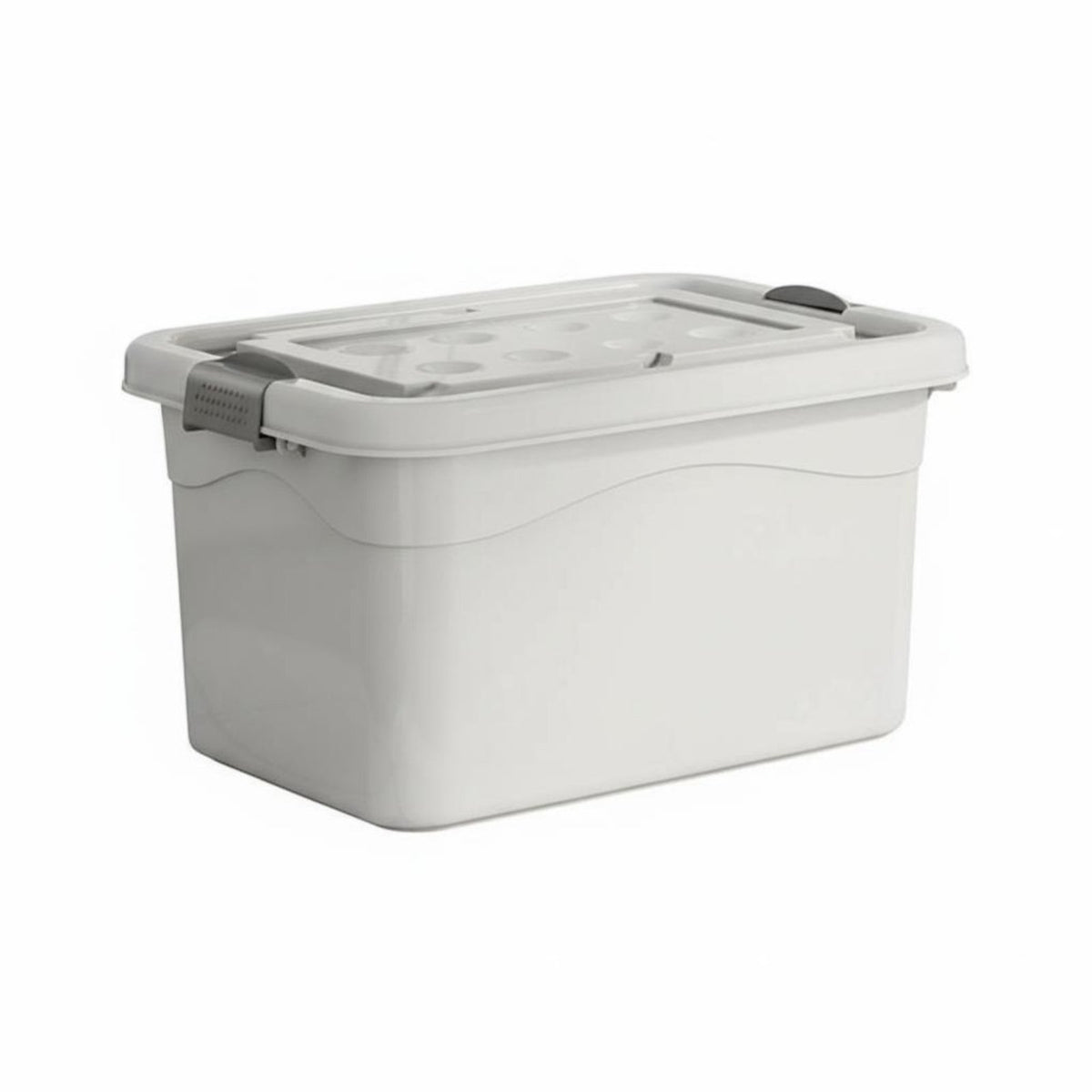 Wheeled Storage container with Lid Large Capacity Wheeled Latch Box Lidded long-premiering for Students, homeowners