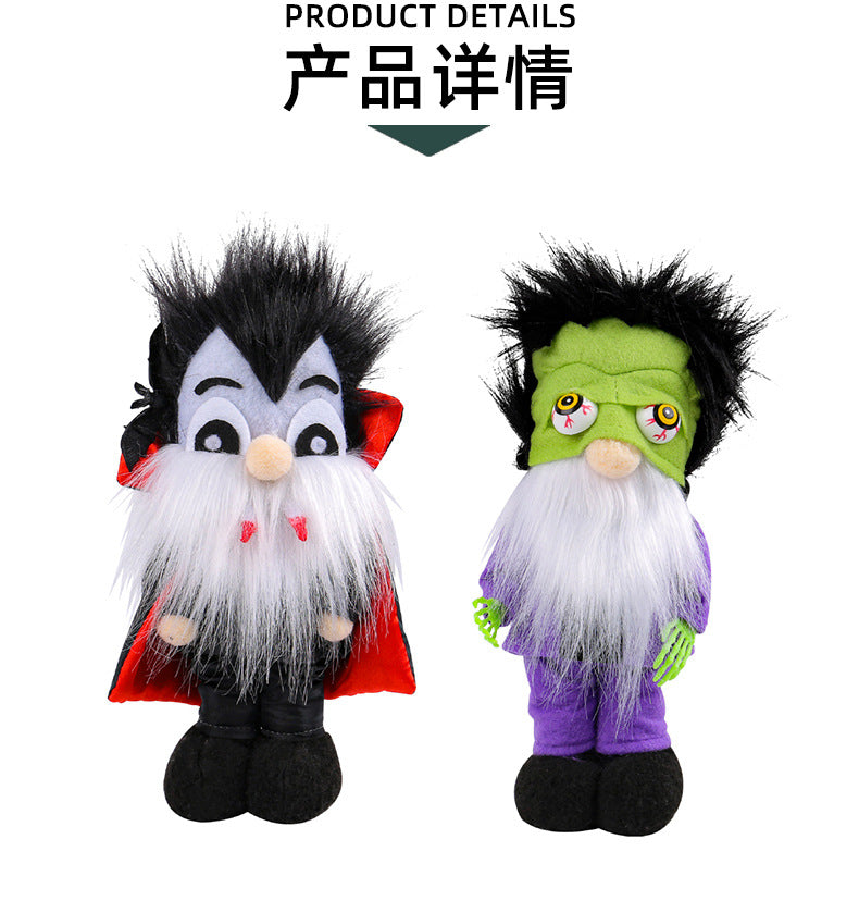 Halloween Vampire Doll Prop, Standing Zombie Figure for Window Display