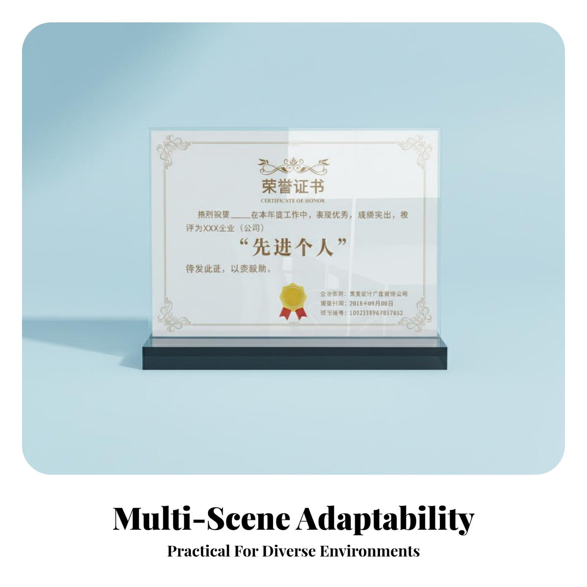 Clear Document Frame Thickened Material Acrylic Sign Holder Easy Insert Design