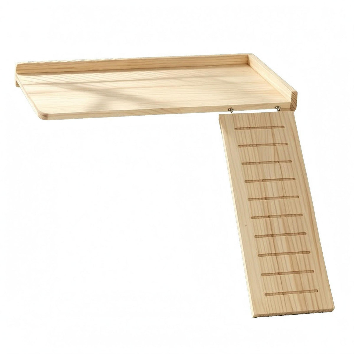 Wooden Ramp Platform Rounded Edges Wooden Pet Platform Non-Slip Surface