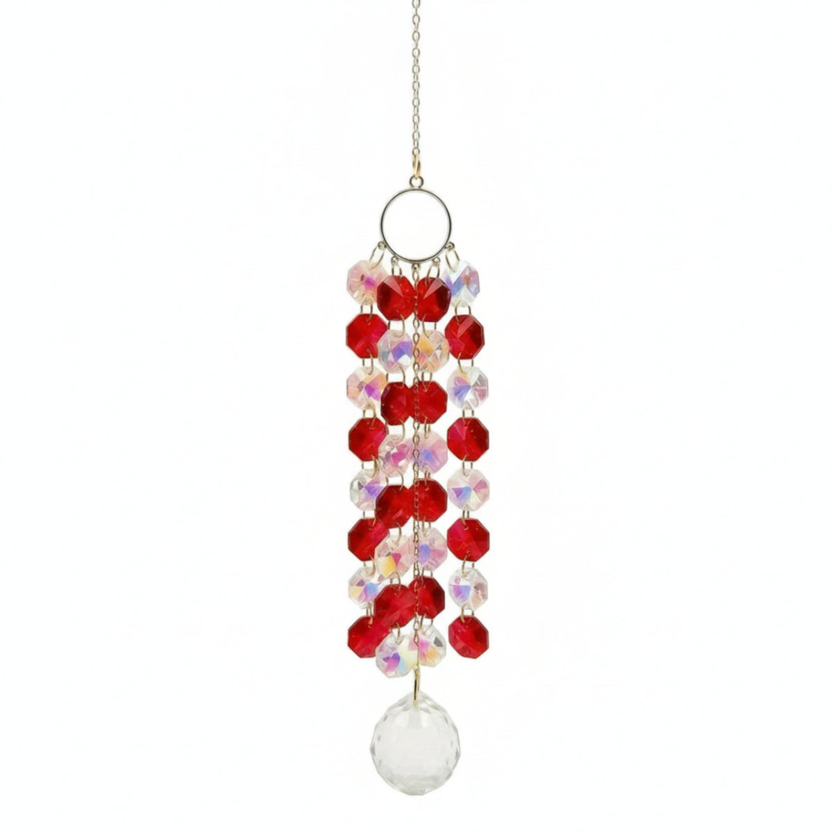 Crystal Suncatcher Sparkling Prism Ornament Elegant for Sunroom
