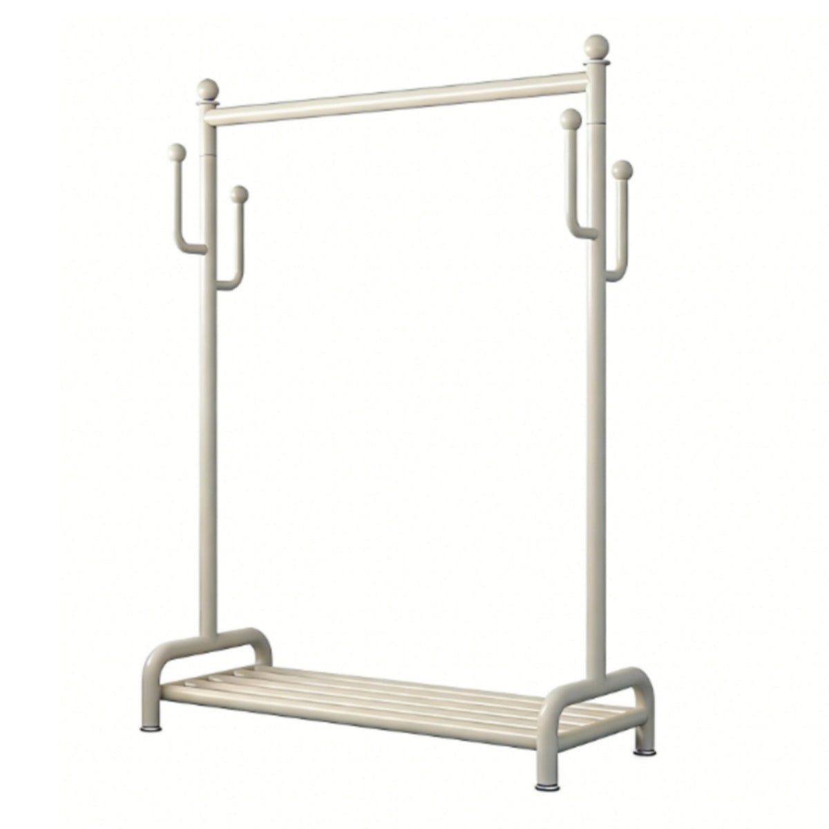 Complimentarystanding Garment Rack with Shelf Floor-Standing Design Coat Tree Space-Saving Minimalist Design for Homeowners