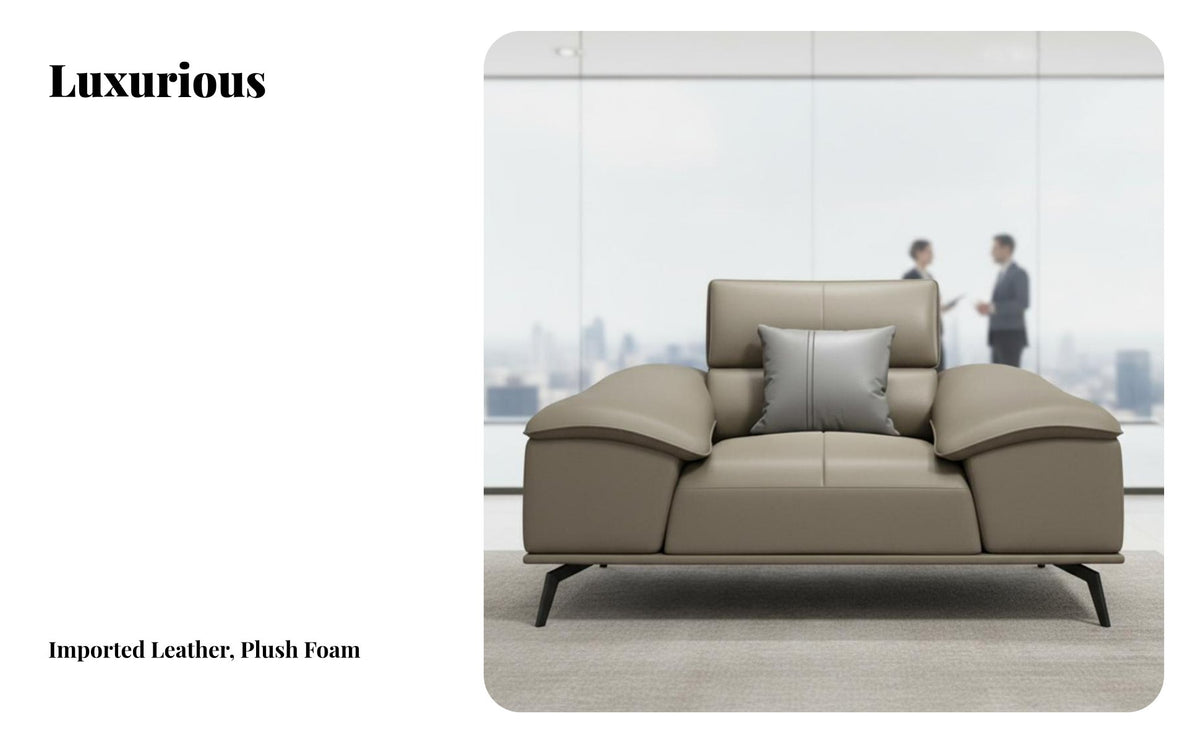 Minimalist Design 3-Piece Business Sofa Set Modern aesthetic Multi-Piece Upholstered Set Professional Look Office Furniture long-lasting Construction for Corporate Buyers, Guests, Waiting Room