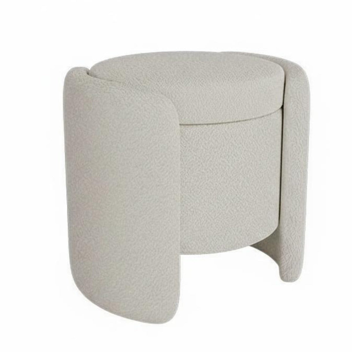 Cushioned Entryway Stool Multi-Functional Storage Ottoman Softfeel textile