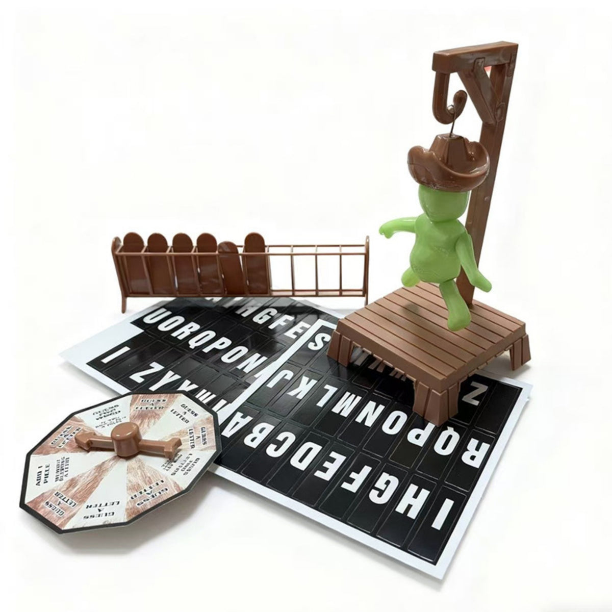 Adhesive Hangman Game Screenscreenless Hangman Game with Adhesive Pieces Travel Toy Lightweight Educational for Children