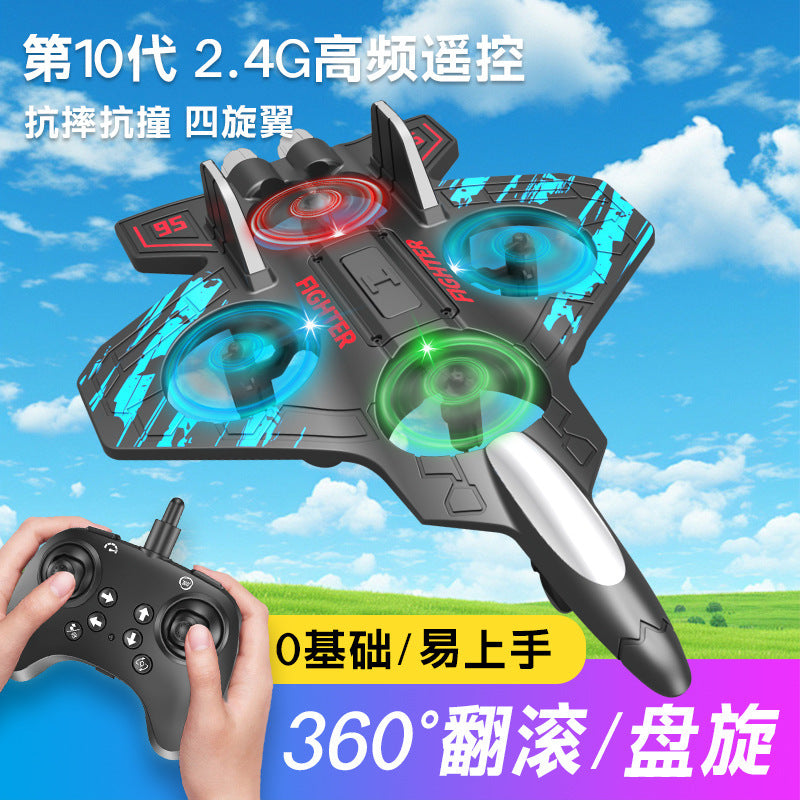 Remote Control Fighter Drone for Kids, Rechargeable, Durable Foam Glider, Birthday Gift for Boys
