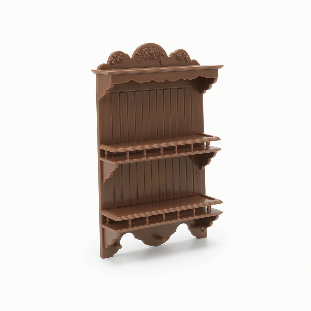 1/6 Dollhouse Wall Cabinet 1/6 Scale Miniature Display Shelf Realistic Furniture for Hobbyists