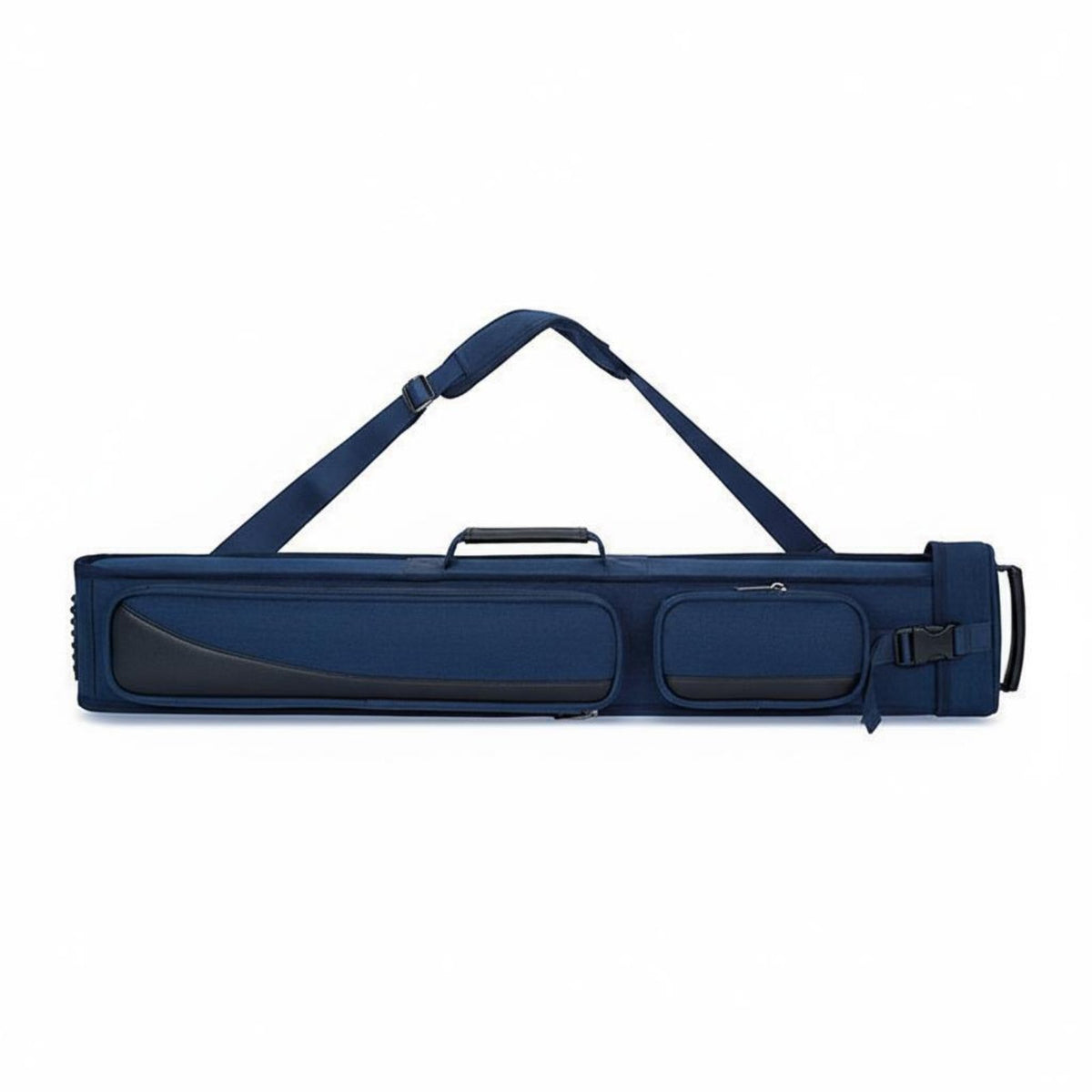 1/2 Pool Cue Case 1/2 Split Cue Bag Scratch-Resistant Billiard Carrying Bag for Tournaments