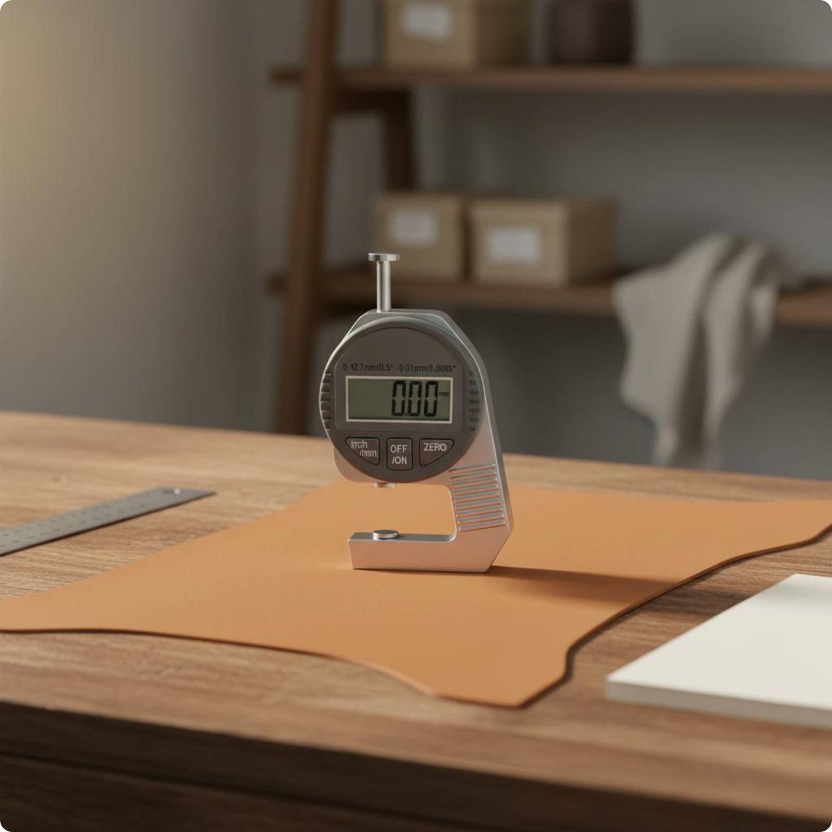 Mini Digital Thickness Gauge Reference Point Reset-Clear Digital Thickness Gauge