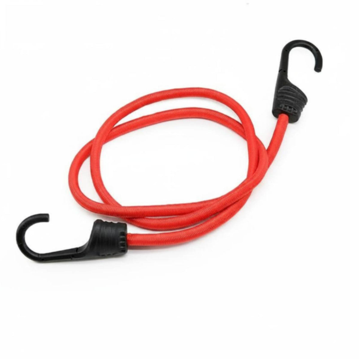 Reinforced Elastic Luggage Rope Heavy Duty Hooked Bungee Cord Motorcycle Cargo Strap for Motorcyclists, Cyclists, Car Trunk, Moving, Camping