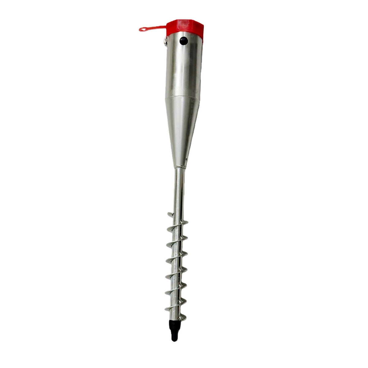Patio Umbrella Anchor Rust-Resistant Spiral Ground Anchor Sturdy Umbrella Base with Installation Rod for Backyard