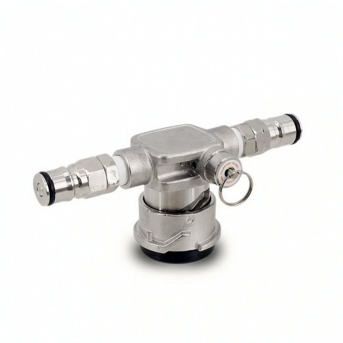 Slimline Keg Coupler with Pull Loop Stainless Steel Keg Coupler Quick Disconnect Hardware Leak-Proof for Kegerator
