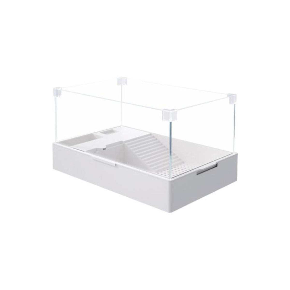 Glass Turtle Habitat with Purifier System for Home