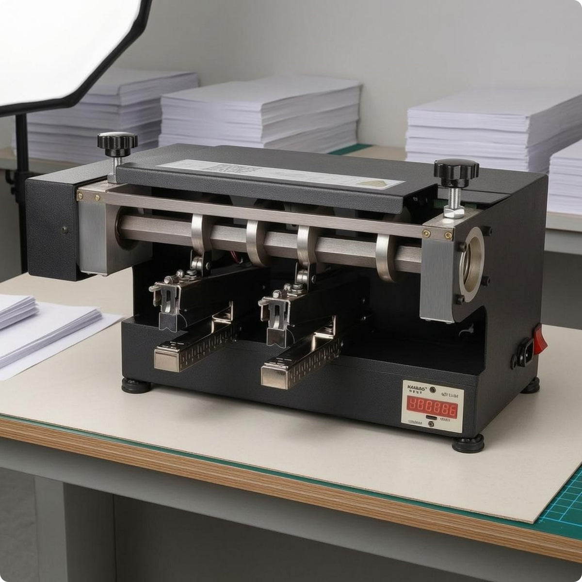twinHead Stapler Electric Digital Stapler Front-Loading
