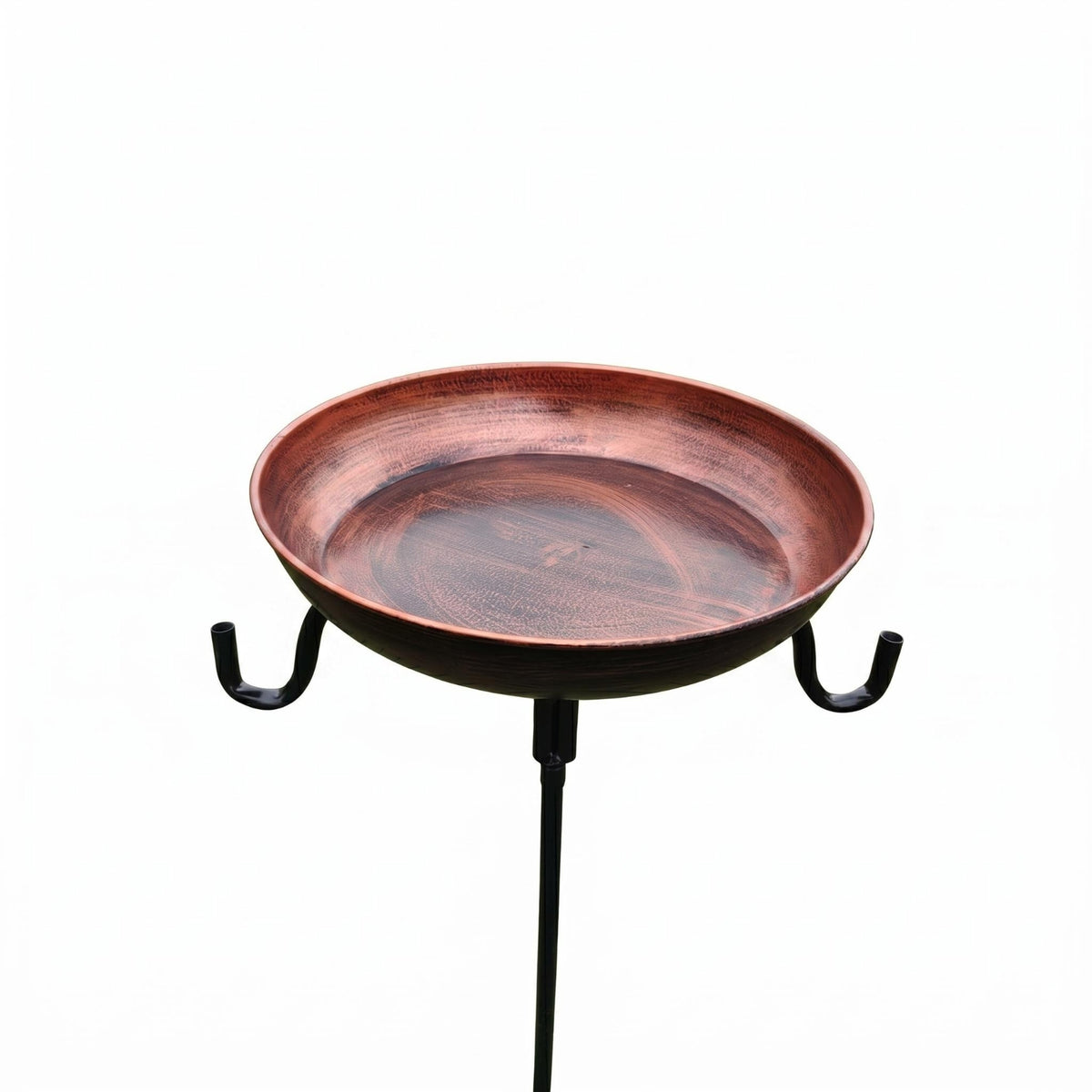 Metal Bird Bath Feeder Multi Use Bird Bath Stake Feeder Waterproof