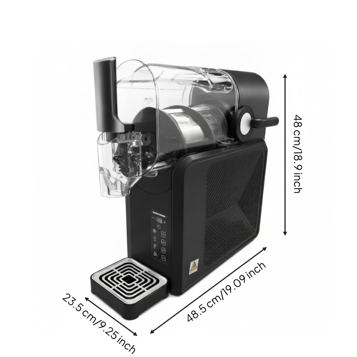 Slush Machine with Spill Tray Tray Digital Slush Machine Slushy Maker Electric for Home, Parties