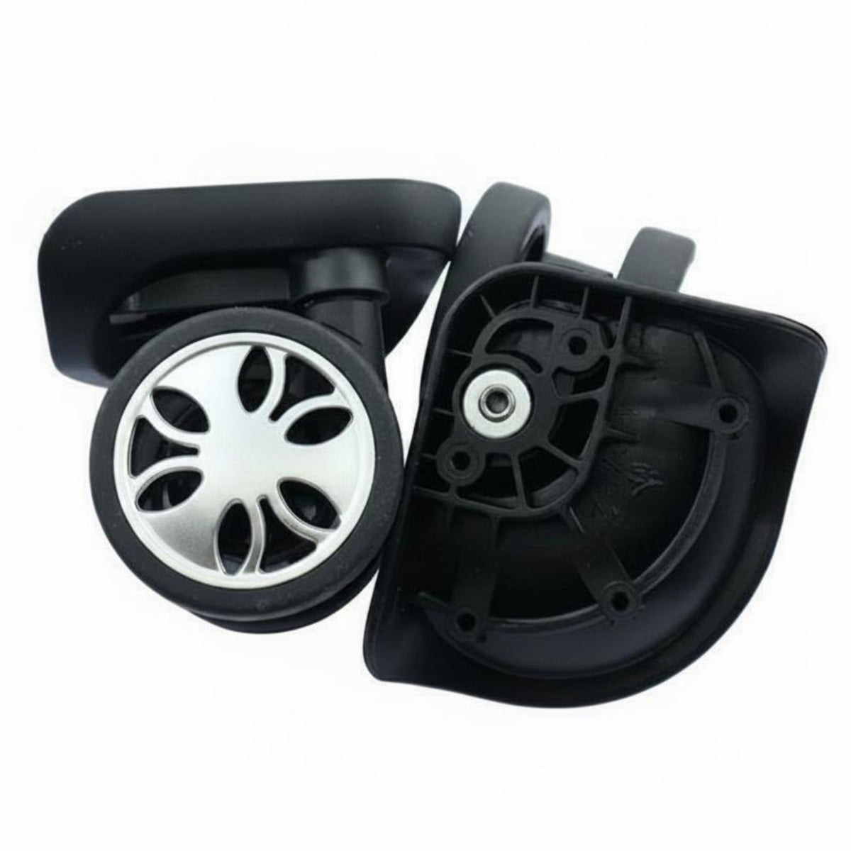 Luggage Caster Wheel Wear-Resistant Rotating Suitcase Wheel Lightweight Travel Accessory