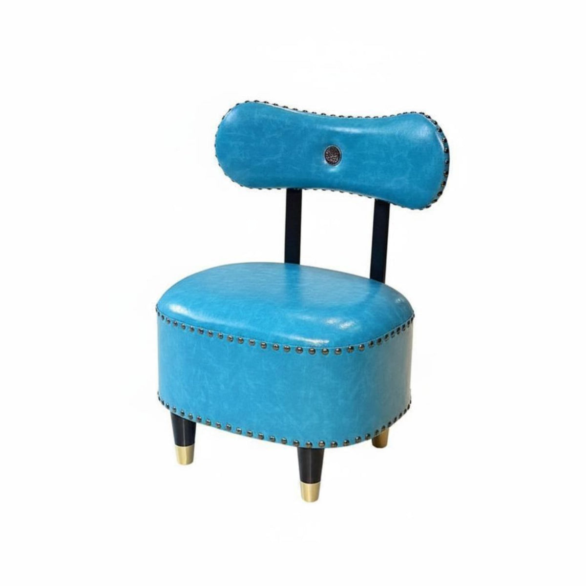 Bow-Back Vanity Stool Rivet Featureing Upholstered Vanity Stool Versatile