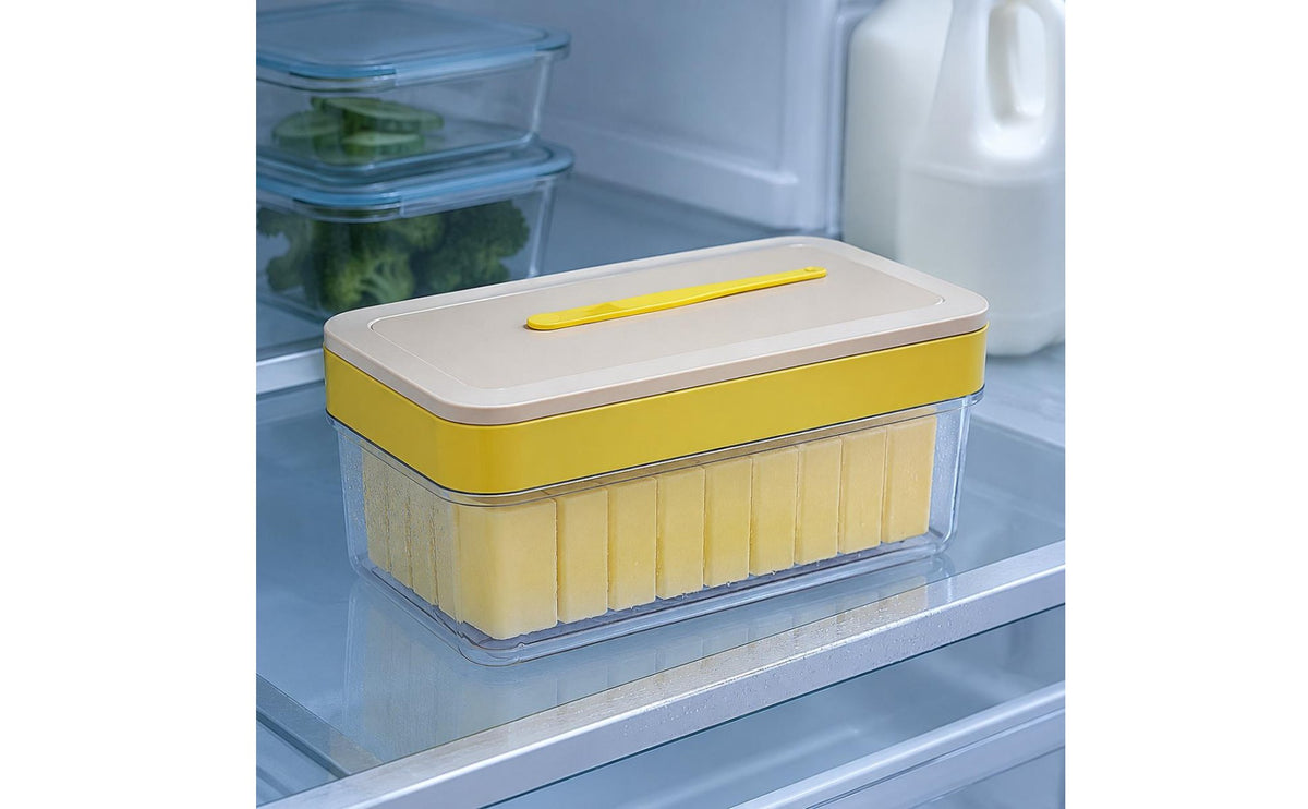 Butter Storage Box with Easy to Cut Butter Box Airtight for Kitchen