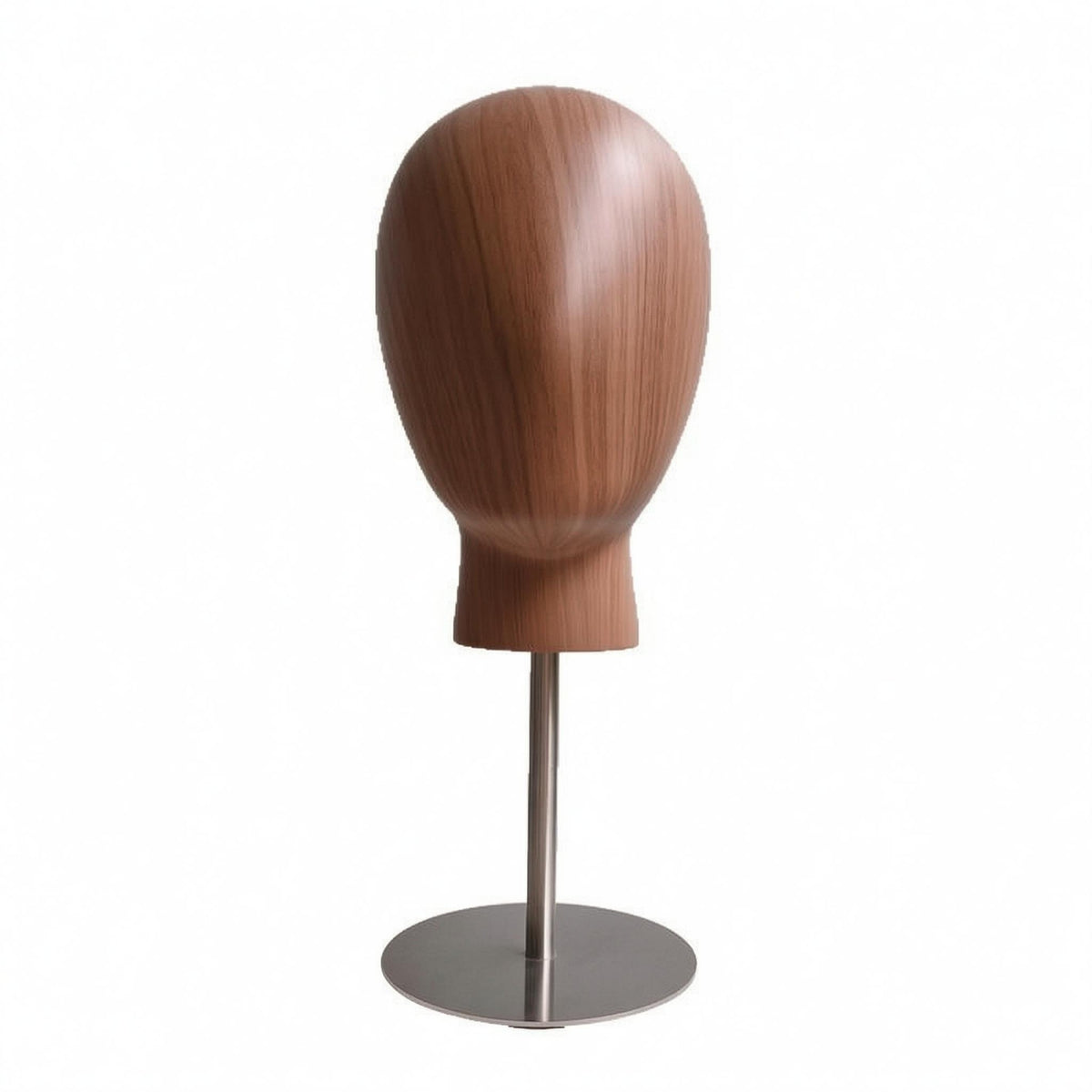 Mannequin Head Stand Stainless Steel Hat Mannequin Head Round Base