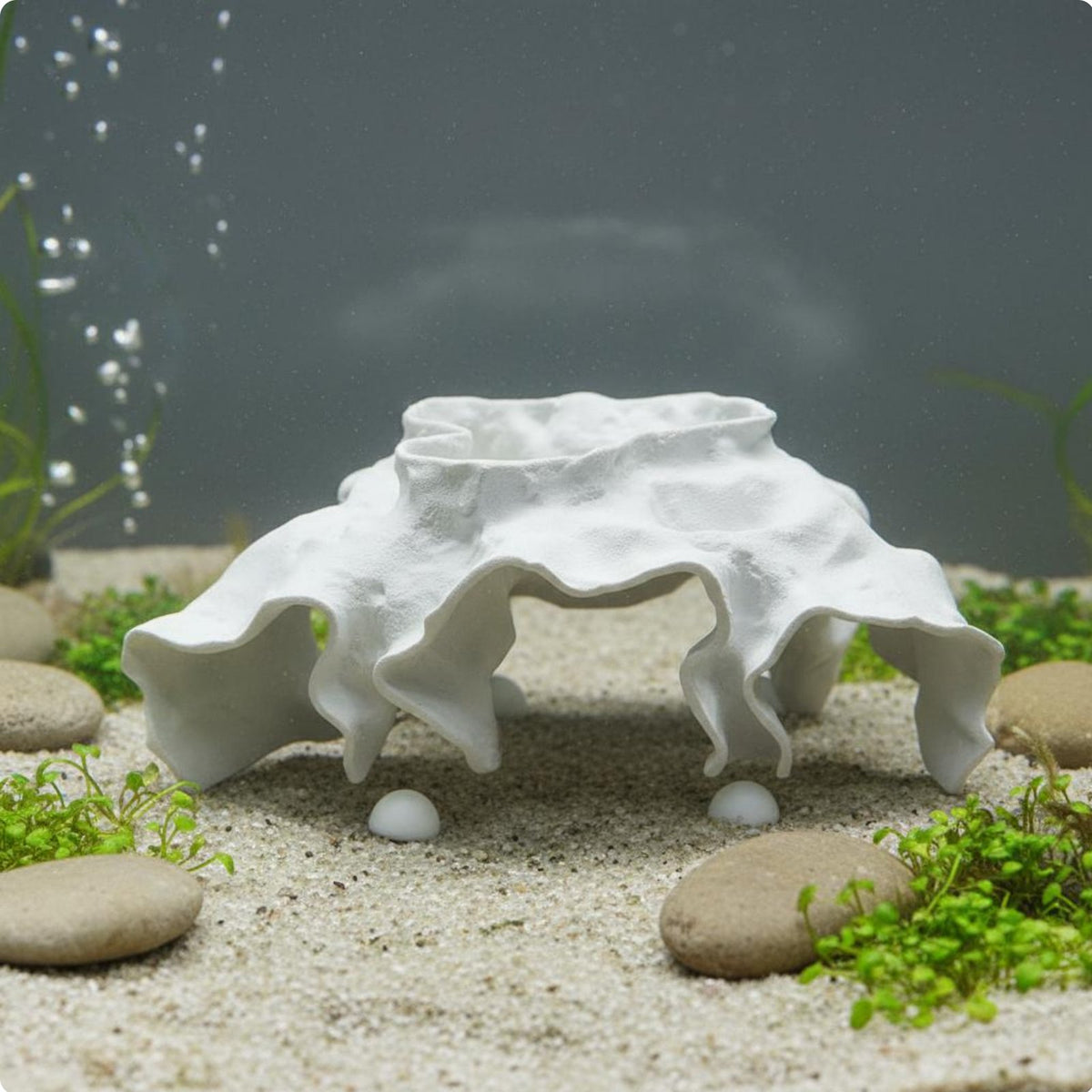 Aquarium Cave Multiple Openings Betta Hideaway Look Pet Decor Fishes Tank Ornament